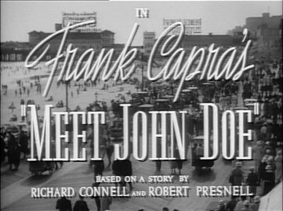 Meet John Doe Frank Capra